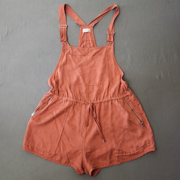 WILFRED FREE Aritzia Romper Burnt Orange Women's Large Summer‎ Ready - Picture 1 of 16
